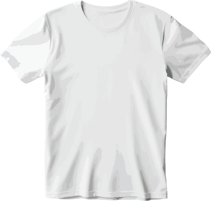 T-shirt mockup clip art